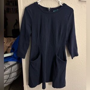 Pim + Larkin Medium Midnight Blue Dress with Pockets
